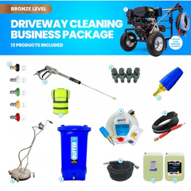 BRONZE Driveway Cleaning Specialist Business Start-up Package