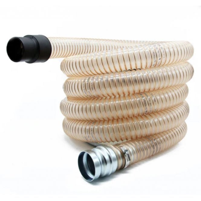 Cleantec 15m Wire Reinforced Clear Gutter Vacuum Hose (51mm)