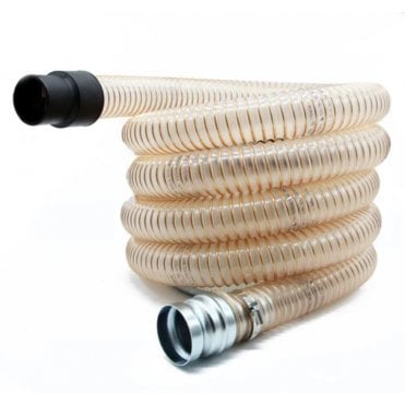 15m Wire Reinforced Clear Gutter Vacuum Hose (51mm)