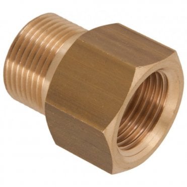 M22/14mm Male X 1/2" BSP Female Pressure Washer Coupling