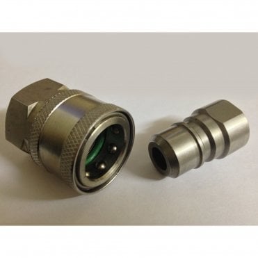 Stainless Steel 19.4mm Quick Release Plug & Socket Set