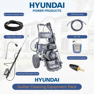 Gutter Cleaning Starter Pack Hyundai Power Washer