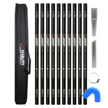 Carbon Fibre Endurance Range Push-fit Gutter Vacuum Pole Kit (51mm Diameter) 20ft-40ft Kits