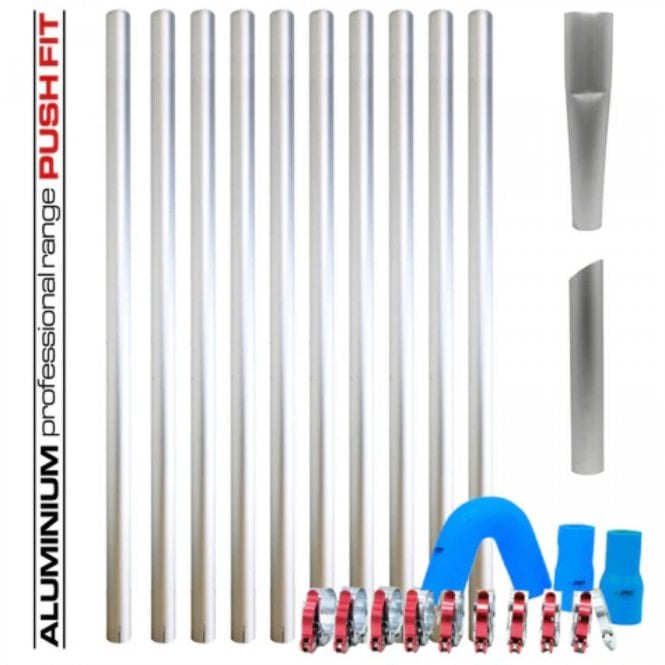 Kiam Gutter Vacuum Pole Kits Lightweight Aerospace Aluminium (51mm Diameter) 20-40ft