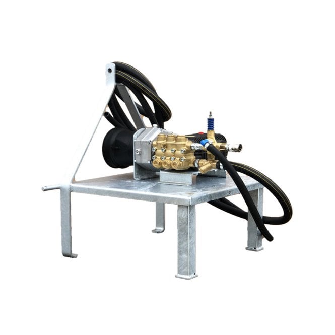Maxflow  Heavy Duty PTO Pressure Washer – Comet Pump 33 LPM 200 BAR Galvanised Frame + Reel