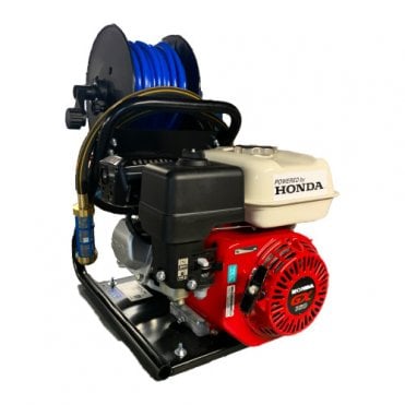 Honda GX160 + MC18 Domestic Acid Pump Viton Seals Carry Frame + 30m Reel 