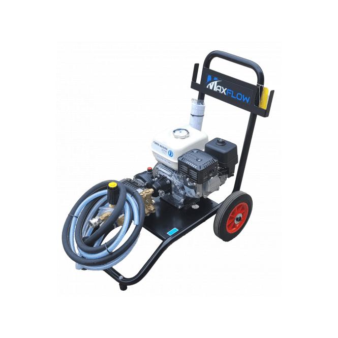 Maxflow Honda GX200 6.5 HP Gearbox Powerwasher Upright Frame 