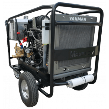 Maxflow Industrial Diesel Pressure Washer – Yanmar 3TNV 40 LPM - 200 BAR Trolley Frame