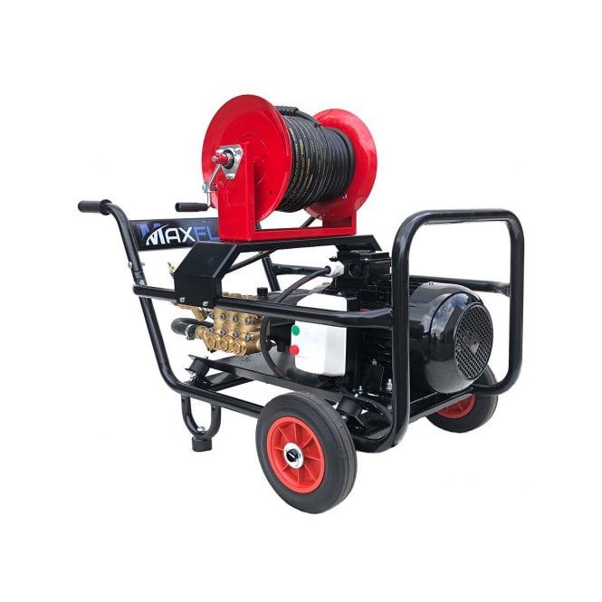 Maxflow  Industrial Electric Pressure Washer – 400v 27 LPM Trolley Frame