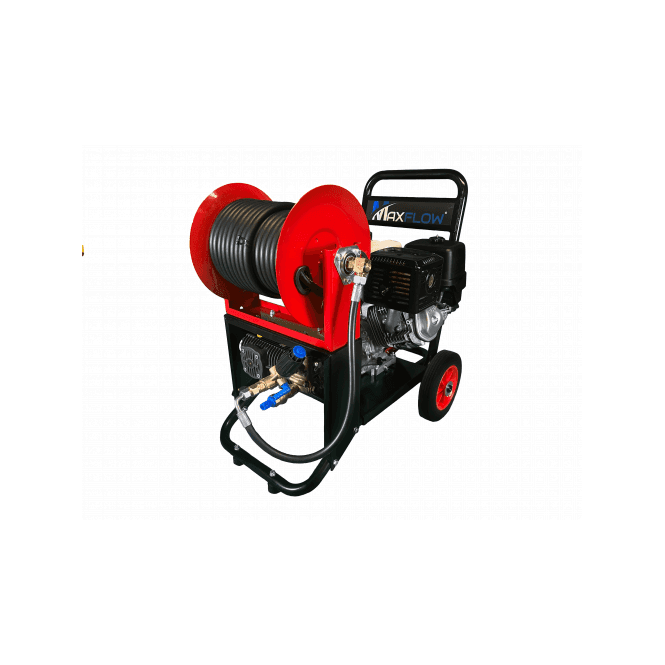 Maxflow  Industrial Pressure Washer - Honda GX390 21 LPM Comet Pump Compact Frame & 30m Reel 