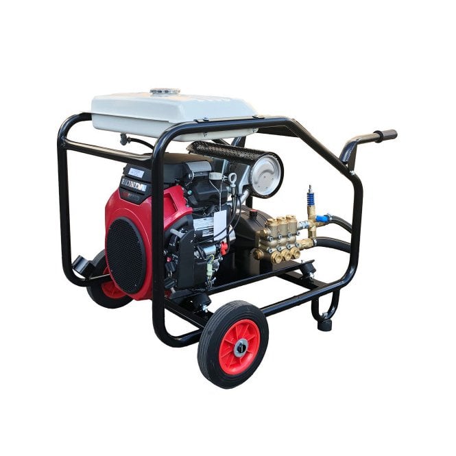 Maxflow  Industrial Twin-Cylinder Pressure Washer - Honda GX630 33 LPM Trolley Frame (Electric Start) 