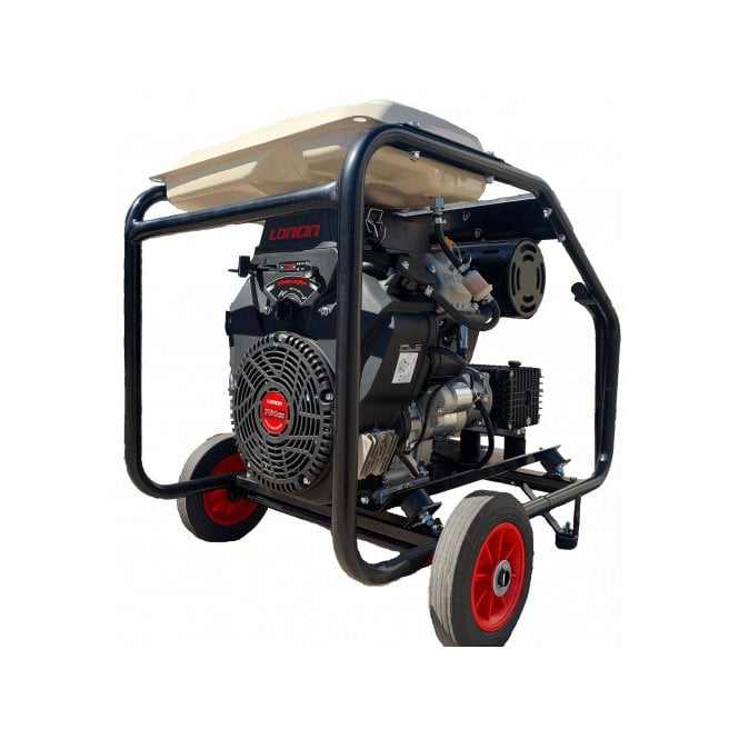 Maxflow  Industrial Twin-Cylinder Pressure Washer - Loncin LC2V80FD-1 33 LPM Comet Pump Trolley Frame (Electric Start) 