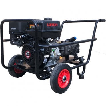 Loncin G420 14HP 3000PSI @15LPM, Gearbox Driven, Trolley Frame 