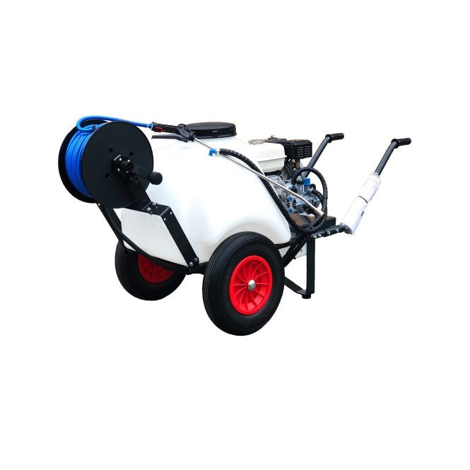 Maxflow  Petrol Chemical / Acid Mini Bowser – Honda GX160 12 LPM Trolly Frame + Reel 