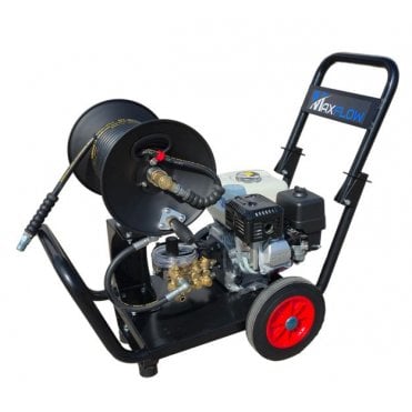 Maxflow Semi-Industrial Pressure Washer - Honda GX200 12LPM @ 2700 PSI, Drop Handle Frame +20M Reel 