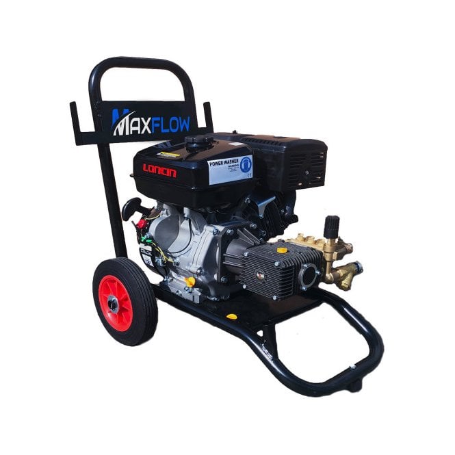 Maxflow  Semi-Industrial Pressure Washer - Loncin G420 15 LPM Upright Frame