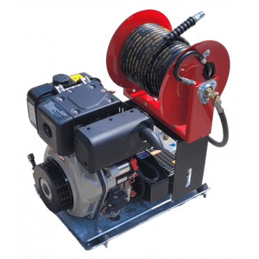 Yanmar 2500PSI @21LPM (Comet) Belt Driven Skid Frame + Hose Reel 