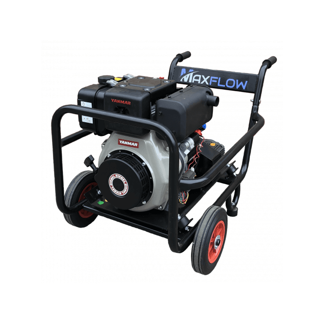 Maxflow Yanmar, 2500PSI @21LPM (Comet) Belt Driven Trolley Frame