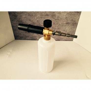 KEW Quick Release Male Spigot Snow Foam Lance With 1L Detergent Bottle