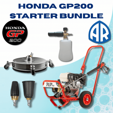 Honda GP200 6.5hp 2000 PSI 13L/min Pressure Washer Bundle with Quick Release Kit & 16.5" Surface Cleaner