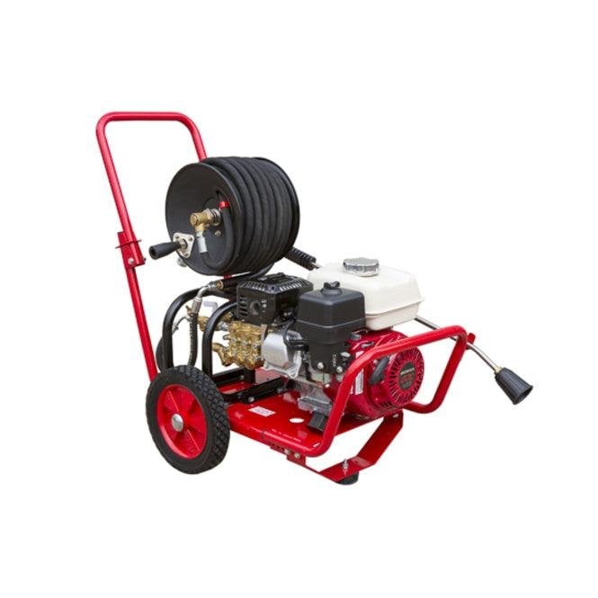 PdPro Honda GX200 2200 PSI 14L/min with 20m Hose Reel, A&R PUMP Petrol Pressure Washer